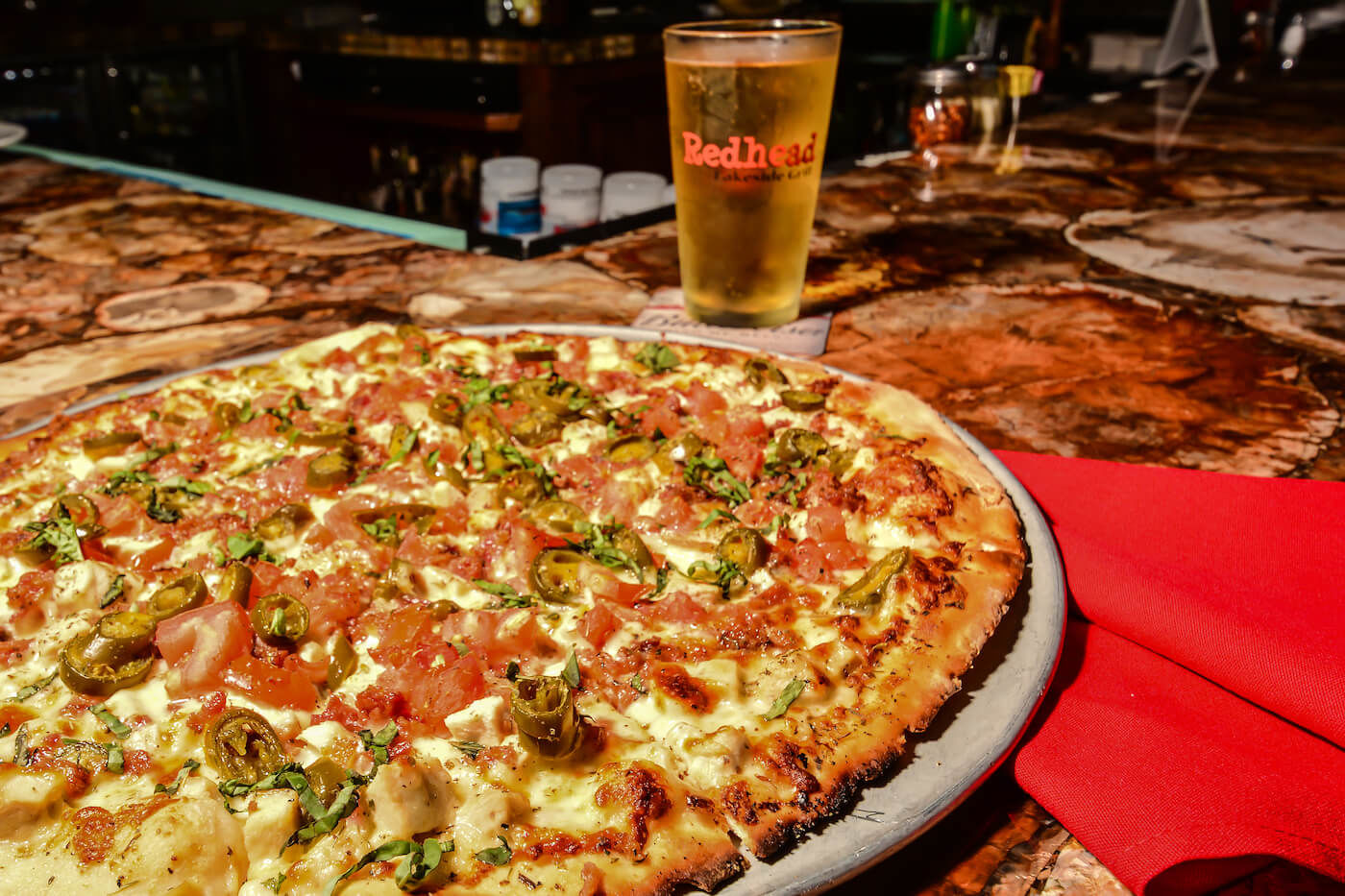Redhead Lakeside Grill Pizza